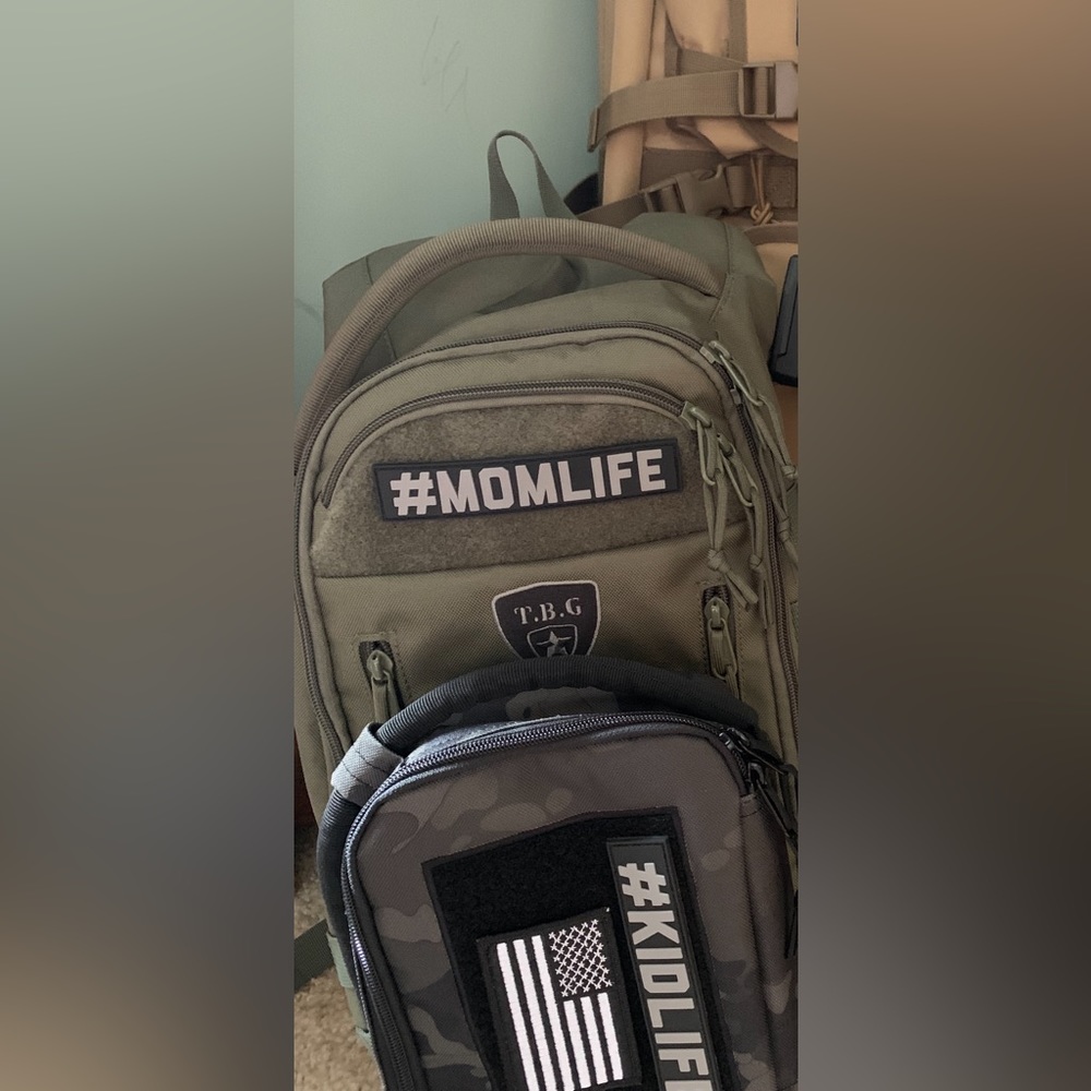 Mommy and Daddy name tape patch